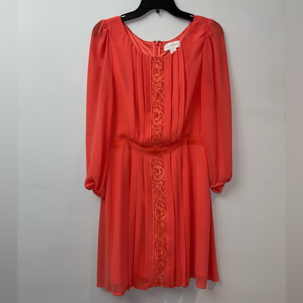 Jessica Simpson Elegant Coral Dress